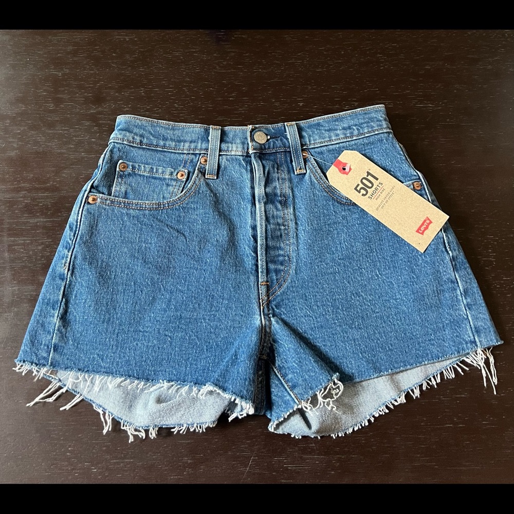 Levis High-Rise 501 Shorts